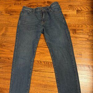 NWT PAIGE Men's Transcend Federal Slim Straight Jeans - Size 32x34 Dark Wash